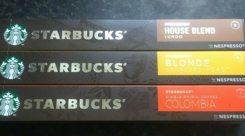 30 Capsules Starbucks Nespresso Variety 