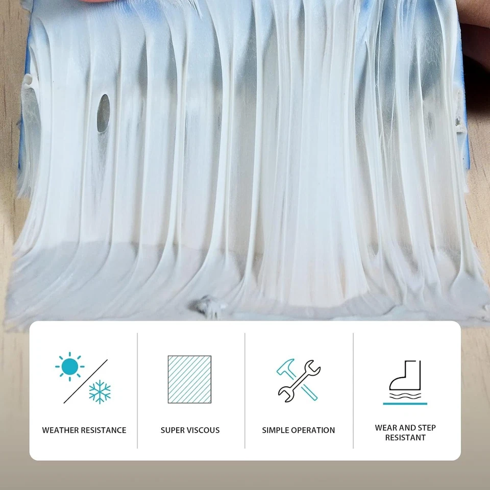 Blue Waterproof Repair Tape, 4in x 33ft per Roll, HVAC, RV, Pool Covers - Image 3 of 4