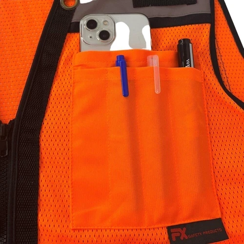 Surveyor  Hi Viz Safety Vest With Plan Pocket image 6