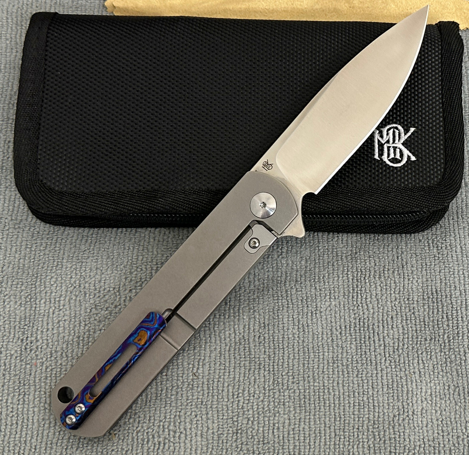 Monterey Bay Knives MBK XLC Ray Laconico Design Titanium Knife w