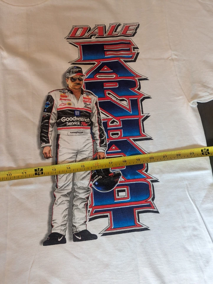Camiseta Dale Earnhardt #3 Front Back Intimidator Rides On 2 Caras De Colección Foto 2 de 4