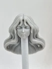3d Printed HEAVY METAL TAARNA Head 1:10  7" LEGENDS  DC MULTIVERSE SCALE