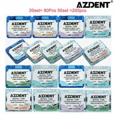AZDENT Dental Orthodontic Bondable Buccal Tube 1st /2nd Molar Roth /MBT Non-Conv