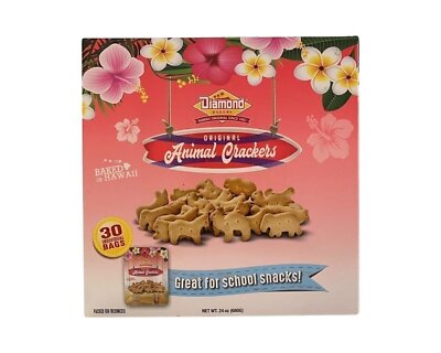 Diamond Bakery Hawaiian Original Animal Crackers, 24 OZ