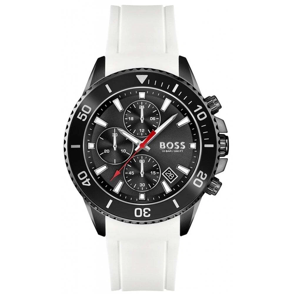 Boss Chronograph Watch Mens 1513966 Admiral | White eBay Hugo