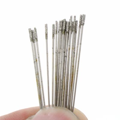 10Pcs 1.0 mm  Lapidary Drill Hole Needle Solid Bits 6# for Jewelry Agate Gems