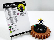 HEROCLIX DC Justice League Unlimited Uncommon 030 BLACK CANARY w/Card