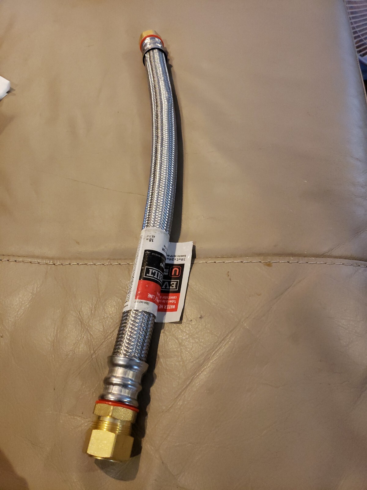 Everbilt Water Heater Supply Line 7/8" C X 3/4 FIP X 18 Inch Lot P eBay