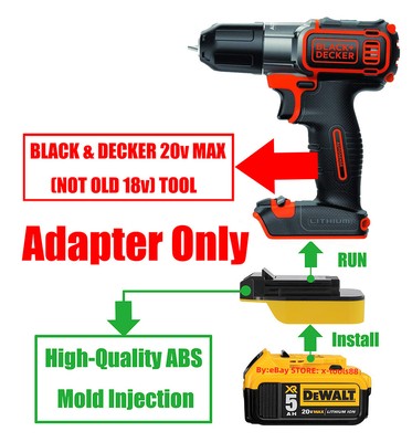 DEWALT 20V XR Li-Ion Battery Convert To 
