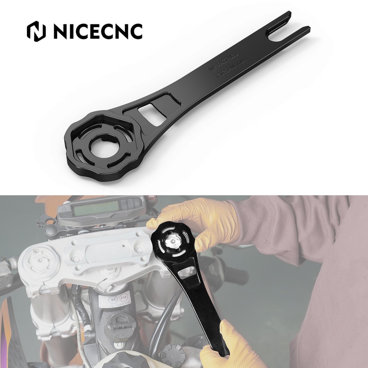 Fit 48mm WP Fork Cap Suspension Wrench Tool For KTM 250 350 450 SX