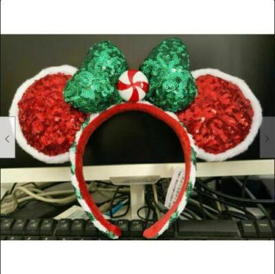 Disney Christmas CANDY CANE CUTIE PEPPERMINT Minnie Mouse  display picture 1
