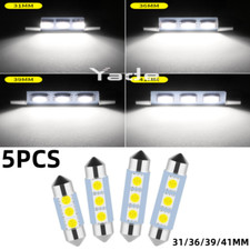 5St 31/36/39/41mm 3SMD LED Auto KFZ Innenraumbeleuchtung Kennzeichenbeleuchtung.