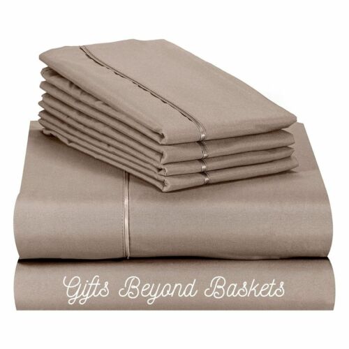 Bamboo Elegance 2200 Series 6 pc 18" Deep Pocket Sheet Sets Soft, 30 Colors - Picture 30 of 63