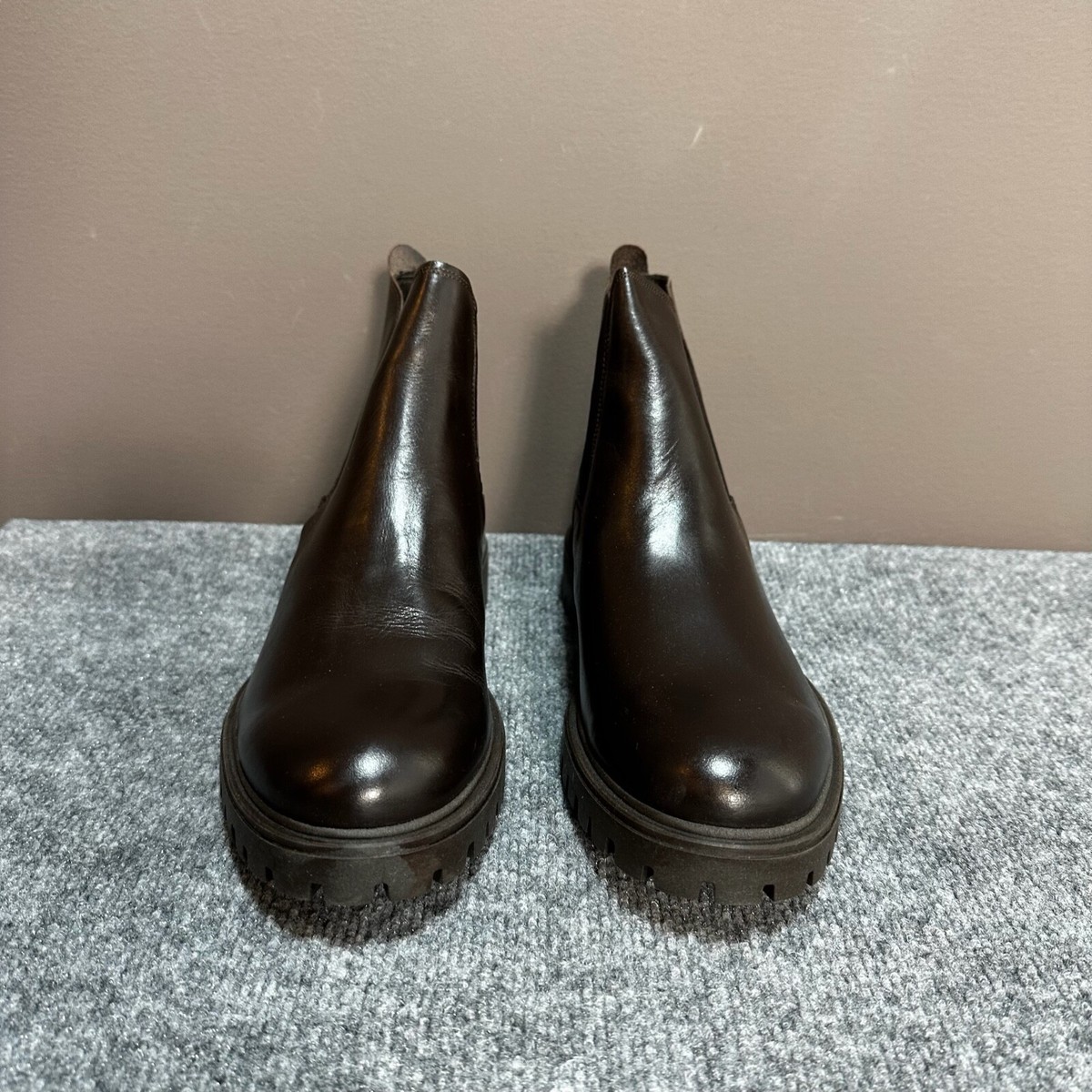 NEW Bottega Marchigiana Boots Mens 11 Brown Leather Chelsea  display picture 2