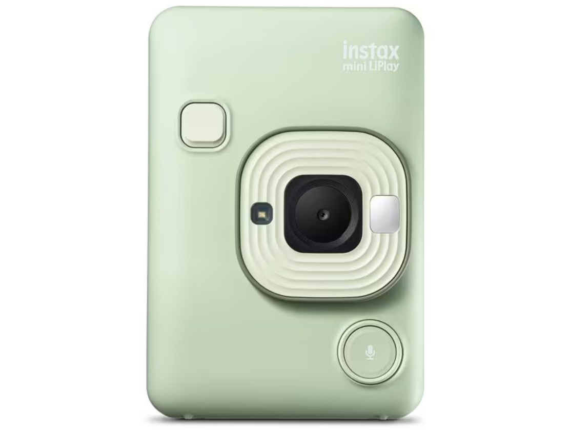 FUJIFILM Instax LiPlay Hybrid Instant Camera Green Japan Import New 2024-image