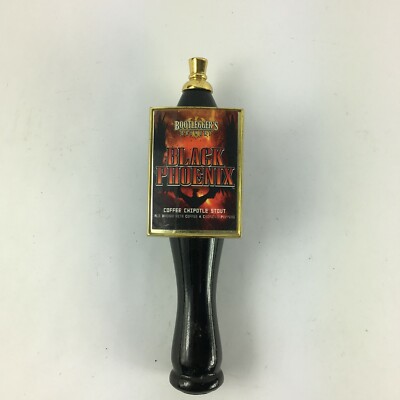 Bootlegger's Brewery Black Phoenix Coffee Chipotle Stout Tap Handle T2