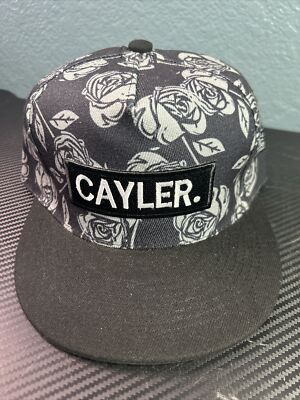 Cayler & Sons Cap WL Statement Black Roses Snapback