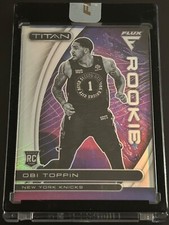 OBI TOPPIN RC 2020-21 PANINI FLUX TITAN SILVER ROOKIE