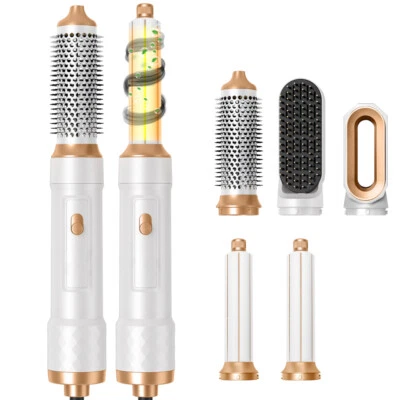 MARKENLOS 5 in 1 1000W Haartrockner Heißluftbürste Curling Styler Lockenwickler Bürste HOT