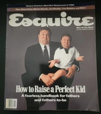 Esquire Magazine November 1989 John Goodman Glenn Close Marlon Brando