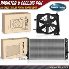 Radiator Cooling Fan Assembly Kit For Chevy Cavalier Pontiac Sunfire 2002-2005
