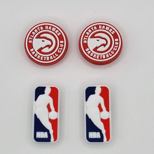 NBA Atlanta Hawks Basketball Team For Crocs Shoe Charms Jibbitz - 4 Pieces