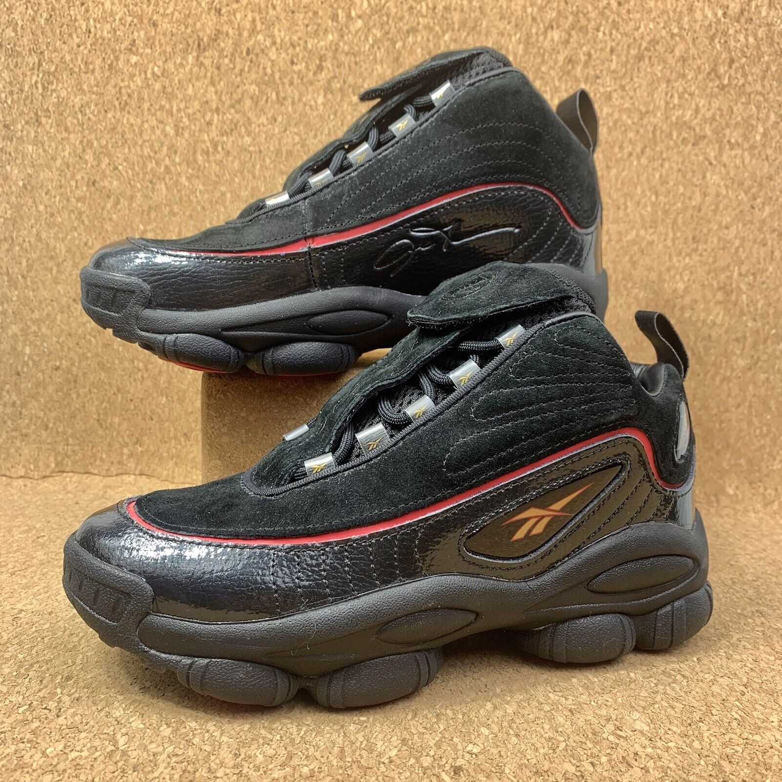 Reebok Iverson Shoes Black Sneaker Sport CN8404 4.5 | eBay