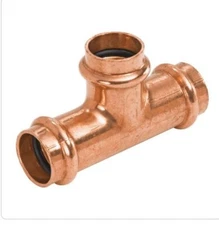 Nibco CPC611 3/4 In. X 3.298 In. Copper Press Pressure Tee, (Z1)