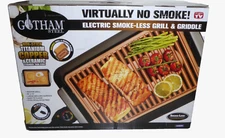 Gotham Steel Electric Smoke-Less Grill Indoor Large Grilling Surface 18"x13"