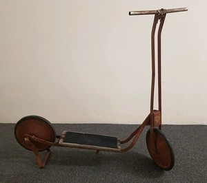 vintage toy scooter