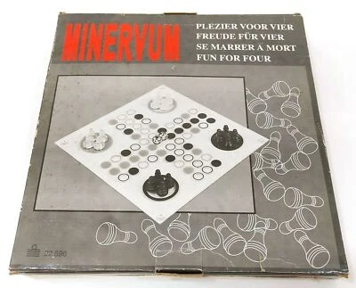 Vintage Minervum Board Jeu – Verre Amusant Pour Quatre – Complet Set - Photo 1/3
