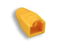 WholesaleCables 50pcs/bag Cat. 6 RJ-45 Strain Relief Boot Yellow Color