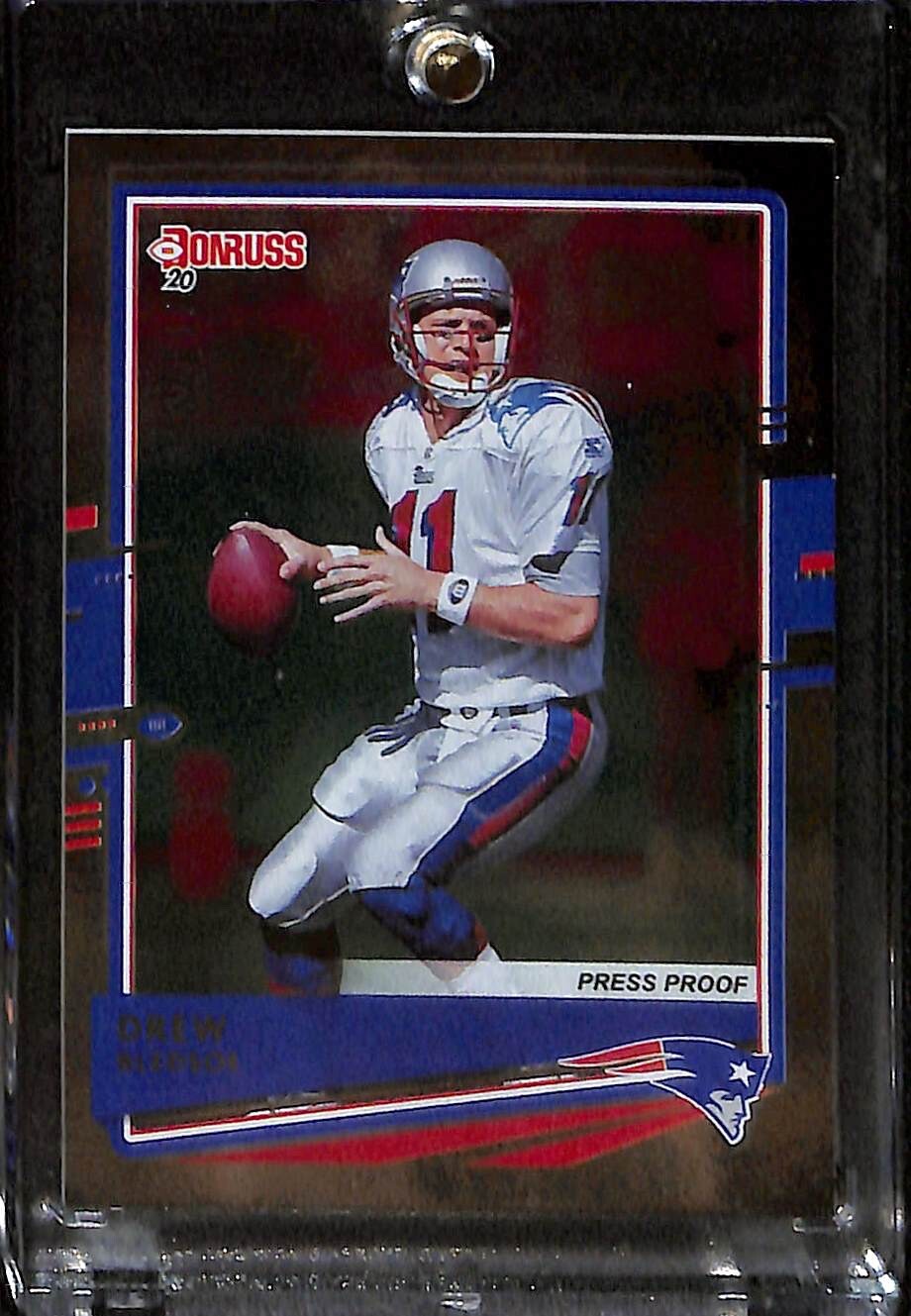 2020 Donruss Press Proof SILVER #174 DREW BLEDSOE Patriots 073/100