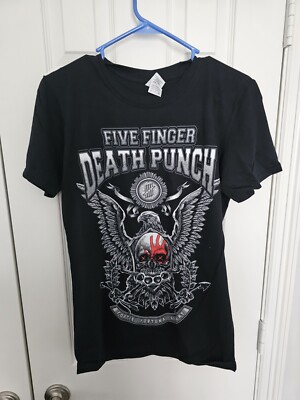 Size S Gildan Five Finger Death Punch 2020 World Tour T-Shirt Double Sided  