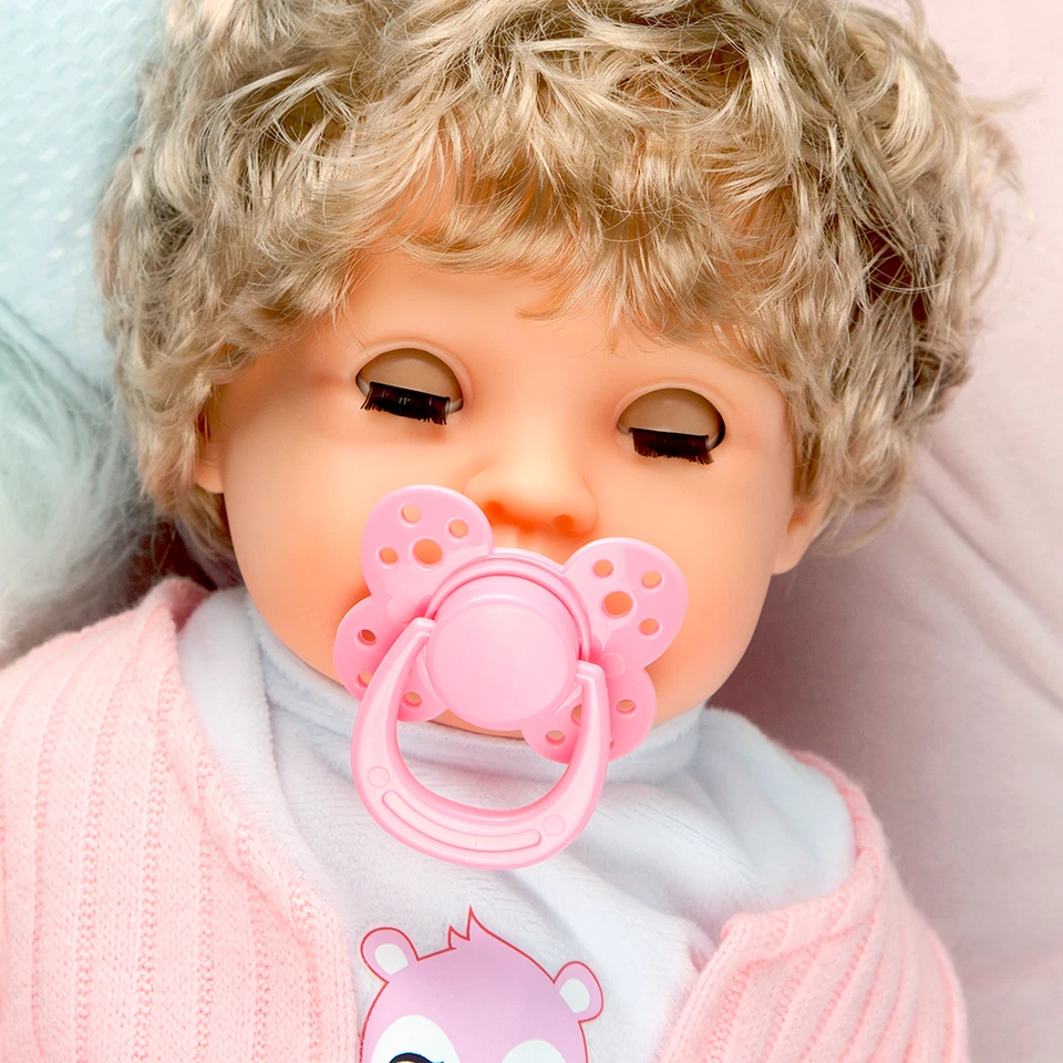 Babypuppe 43cm Puppenset Mädchen Lebensechte Babypuppe Zubehör Spielset - Bild 4 von 4