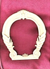 Vintage 3 Piece Braun Crystal Mfg Picture Frame Set