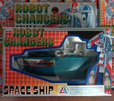 SPACE SHIP ROBOT CHANGERS TRANSFORMERS GOBOTS KO VINTAGE 80 SUB MARINE SEA GOBOT