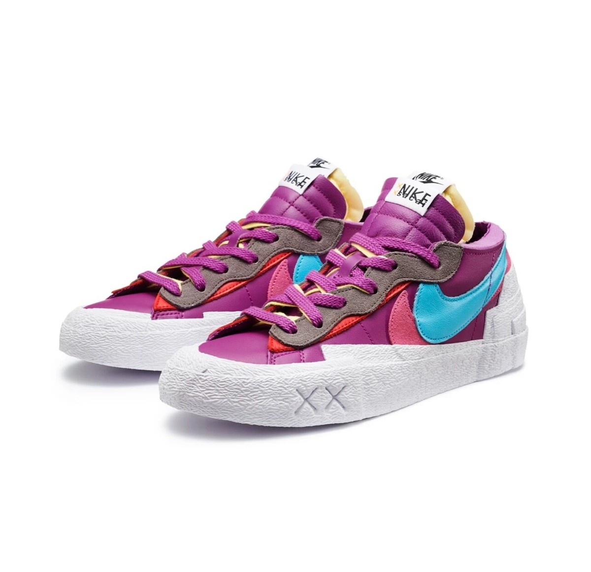 カウズ×サカイ×ナイキ KAWS×sacai Nike Blazer Low Purple Nike Blazer Low Sacai x KAWS Purple Dusk DM7901-500 | On