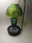 Rare Le Smith  Green Fairy Lamp  Shade,Details And Colors  1970   — photo 4