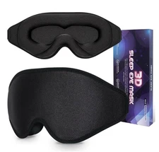 Sleep Mask 3D Eye Mask for Sleeping 100% Light Blocking Eye Covers