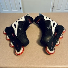 Nike Zoom Air Roller Blades 10/Rink Rat XXX Wheels Bones Swiss Bearings BSB New!