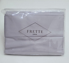 Frette Francine King Sheet Set Grey Cliff Cotton Sateen Made In Italy
