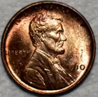 Brilliant Uncirculated 1910-P Lincoln Cent, Razor-Sharp, Nearly Full-Red Blazer.