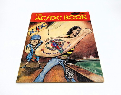 #ad AC DC The AC DC Book From The 1976 Dirty Deeds Done Dirt Cheap Mail Order Flyer AU $2500.00