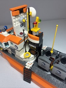 LEGO City Arctic Lot- 60062 Icebreaker 60033 Crawler Near Complete + 7 Minifigs