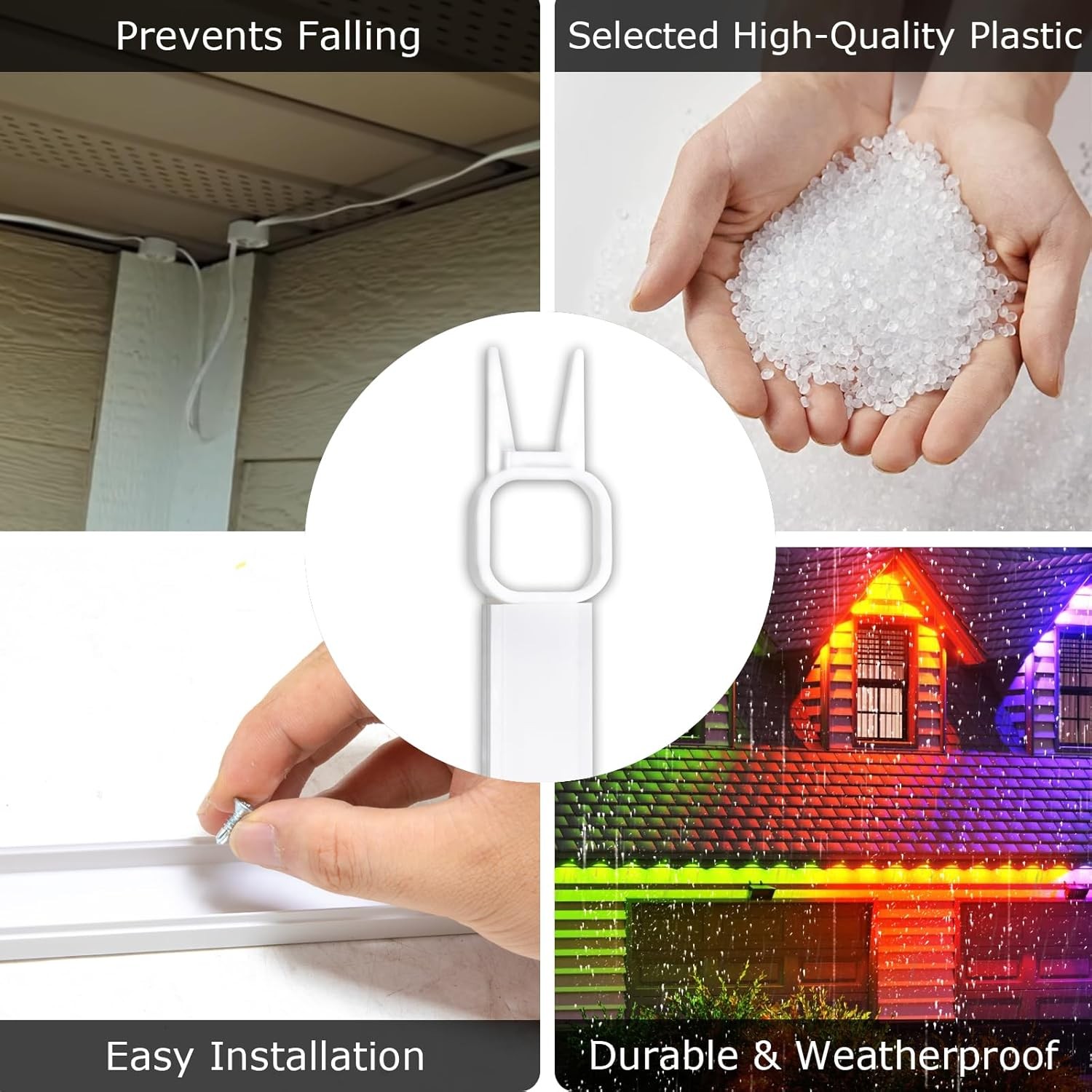 100FT Light Track System for Govee Permanent Outdoor Lights Pro (H706A)