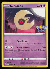 Lunatone 034/078 Uncommon Pokemon GO NM