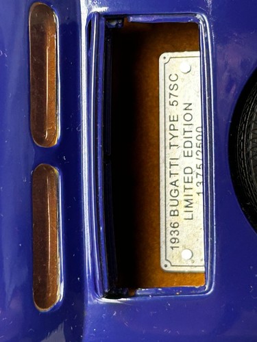 Franklin Mint 1:24 Scale Diecast 1936 Bugatti Type 57 SC, Read - Picture 18 of 24