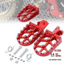 Dirt Bike Foot Pegs for surron,Motorcycle Footpegs CNC Aluminum Foot Pedals Red