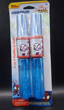 Disney Junior Scribubblers Marvel Spidey Amazing Friends Bubbles and Chalk